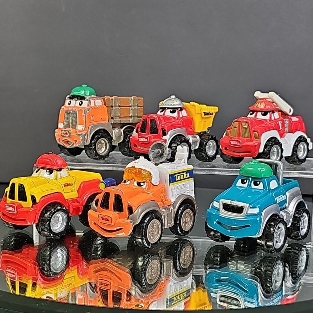Maisto Tonka Diecast Car Truck Collection Lot Of 6pcs Vintage Y2K 2000